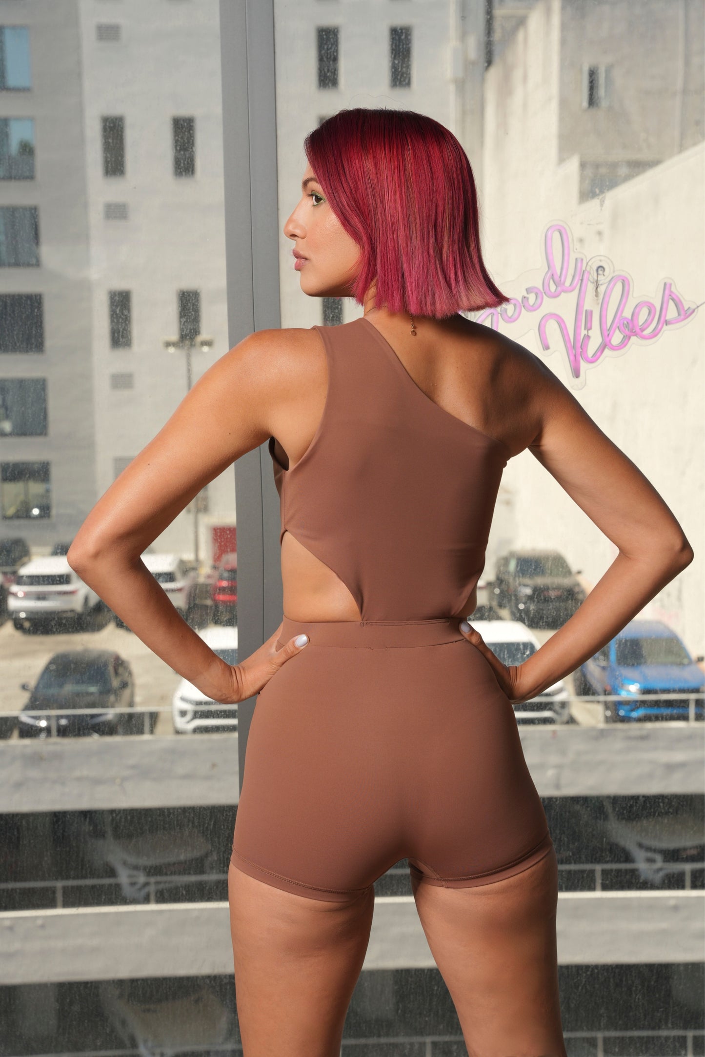 TOUCH MY AURA ONE PIECE SHORT